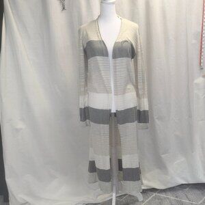 CAbi Size XS Cardigan in Tans and Grays